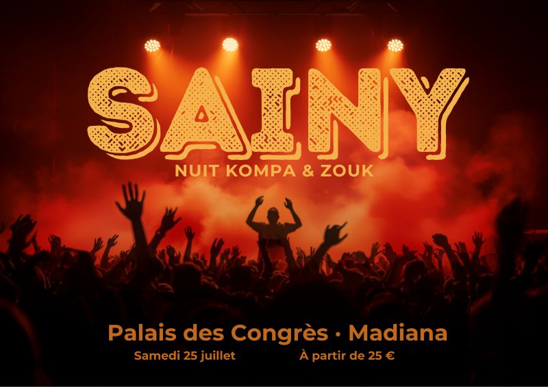 Flyer fictif : Sainy en concert